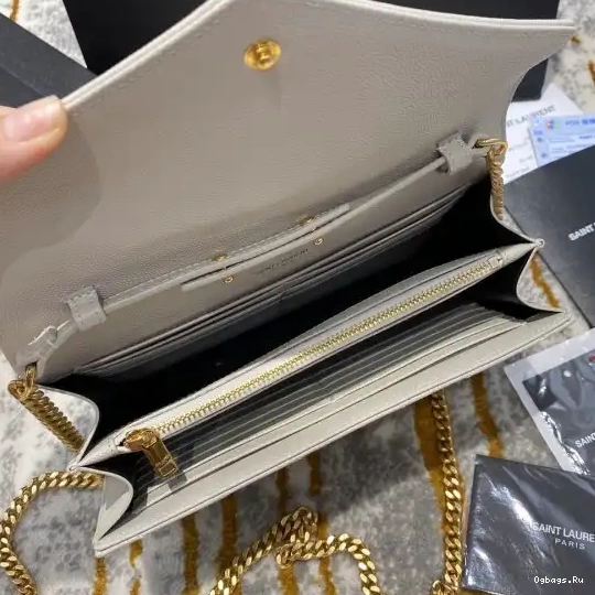 CHAIN CASSANDRE MATELASSÉ YSL WALLET 0516